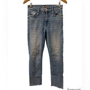 MOTHER Women’s Faded Blue Skinny Jeans